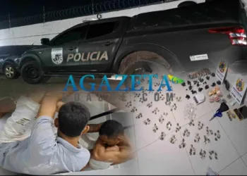 Bope prende dupla por tráfico de drogas e porte ilegal de arma de fogo na Baixada da Sobral