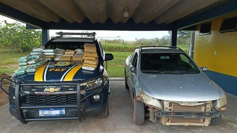 Homem é preso pela PRF transportando mais de 80 quilos de drogas no Acre