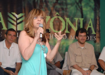 Autoria Glória Perez, na época do lançamento da minissérie - Foto: Globo