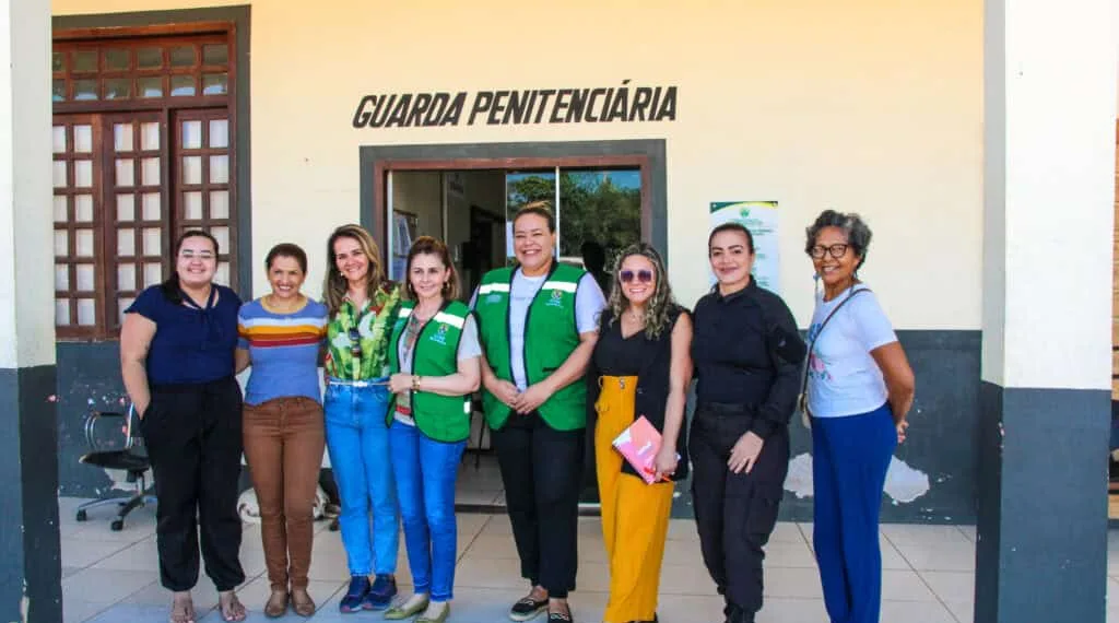 SEASDH e órgãos de controle realizam visita na unidade prisional feminina. Foto: Isabelle Nascimento/Iapen