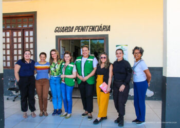 SEASDH e órgãos de controle realizam visita na unidade prisional feminina. Foto: Isabelle Nascimento/Iapen