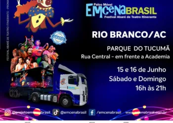 Rio Branco recebe Palco Móvel Festival Abaré de Teatro