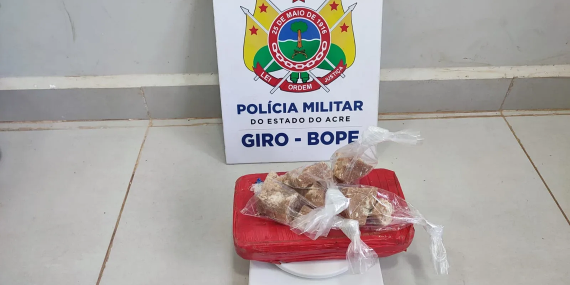 Após denúncia anônima, homem é detido por tráfico de drogas em Rio Branco