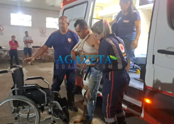Motociclista perde controle do veículo após desviar de cachorro na estrada de Boca do Acre