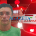 Imagens mostram colisão de motociclista contra placa de trânsito em Rio Branco