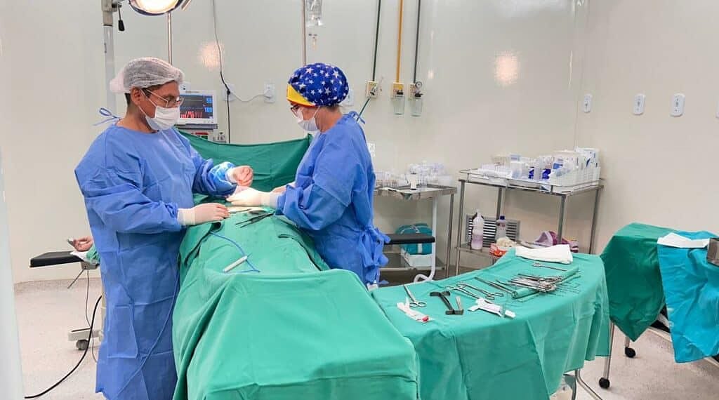 No Hospital da Mulher e da Criança do Juruá, em Cruzeiro do Sul, seis pacientes realizaram cirurgias ginecológicas. Foto: cedida