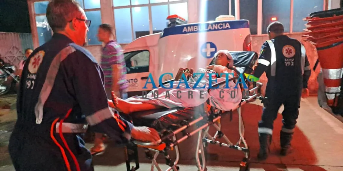Mãe impede que filho mate a esposa de porrada no interior do Acre; mulher é transferida para o PS