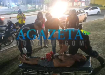 Homem é vítima de agressão física durante bebedeira