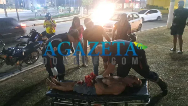 Homem é vítima de agressão física durante bebedeira