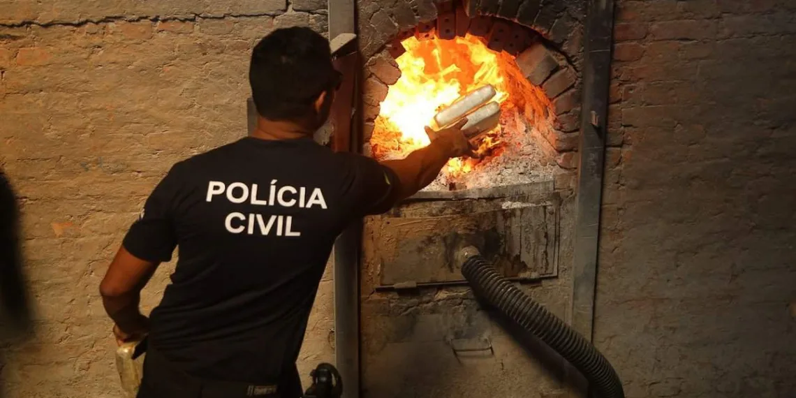 Polícia incinera mais de meia tonelada de drogas e gera prejuízo de $ 6 milhões ao mercado do crime