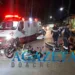 Colisão entre motos deixa um ferido no cruzamento das ruas José Magalhães e Buritis