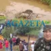 Vídeo mostra carro tombado em córrego; militar que conduzia veículo morreu