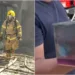 Cadela e peixe são resgatados de incêndio em Cruzeiro do Sul; Veja o Vídeo