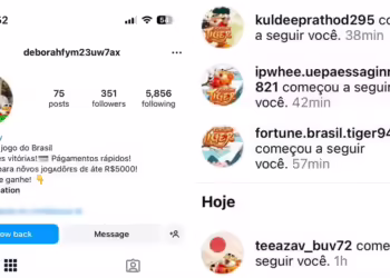 Contas de 'jogo do tigrinho' inundam Instagram e incomodam usuários
