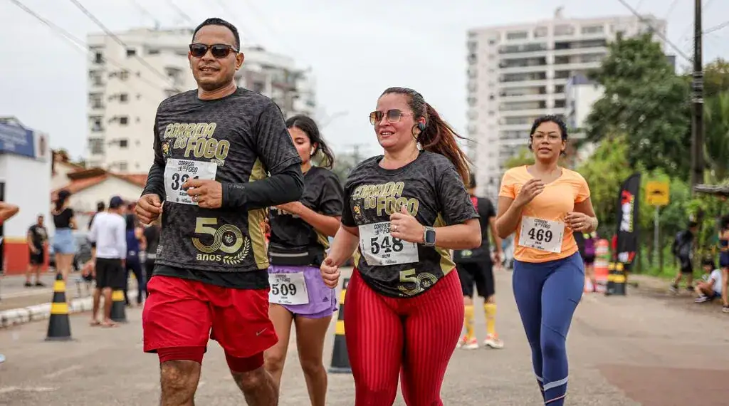 A Corrida de Fogo tem grande participação Popular. Foto: José Caminha/Secom