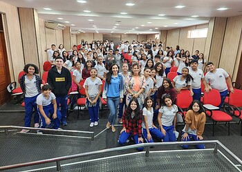 Em ação educativa, TJAC sensibilizam alunos do Instituto São José quanto ao bullying