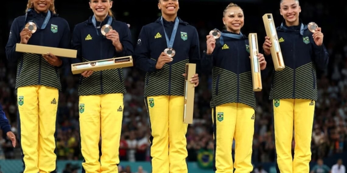 Brasil leva bronze inédito na ginástica feminina