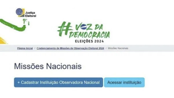 Inscrições para Missões de Observação Eleitoral Nacional serão encerradas nesta sexta-feira, 19