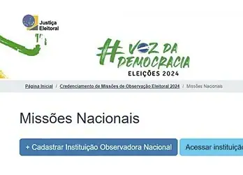 Inscrições para Missões de Observação Eleitoral Nacional serão encerradas nesta sexta-feira, 19