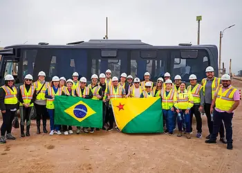 Missão de conhecimento às obras do Porto de Chancay em Lima, no Peru. Obra coloca o Acre em posição estratégica para exportação e importação de produtos. Foto: Jairo Carioca/Seict