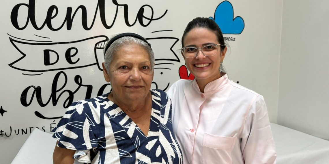 Paciente Sônia Fonseca obteve resultados positivos em período de tempo menor do que o esperado. Aveliny Castro/Sesacre