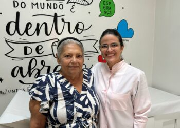 Paciente Sônia Fonseca obteve resultados positivos em período de tempo menor do que o esperado. Aveliny Castro/Sesacre
