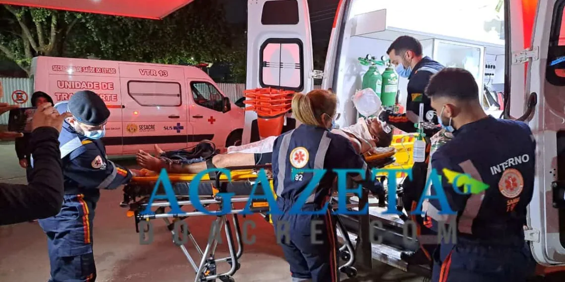 Homem tem crise epiléptica enquanto podava árvore e cai de altura de cinco metros em Rio Branco