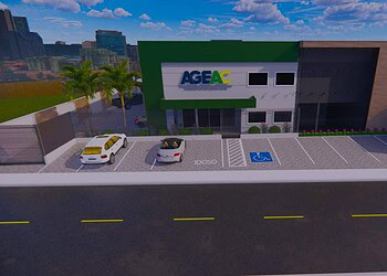 Imagem em 3D do projeto de construção da nova sede da Ageac em Rio Branco. Foto: Ascom/Deracre