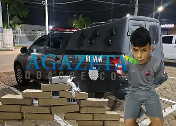 Homem é preso com mais de 20 kg de drogas na parte alta de Rio Branco