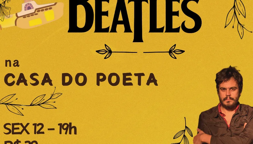 João Vasconcelos leva os clássicos dos Beatles à Casa do Poeta em show imperdível