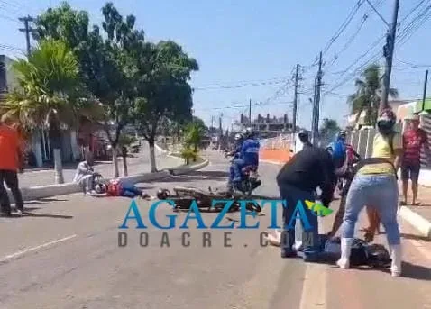 Vítima de atropelamento em Rio Branco é identificada e permanece em estado gravíssimo no PS