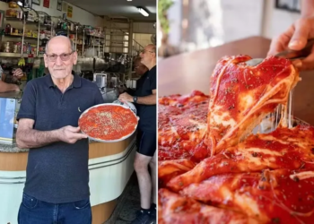 Pizzaria do seu Enildo, em Brasília (DF), vende só um sabor de pizza — Foto: Pizzaria Dom Bosco/Divulgação