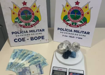 Em Feijó, militares apreendem entorpecentes e dinheiro