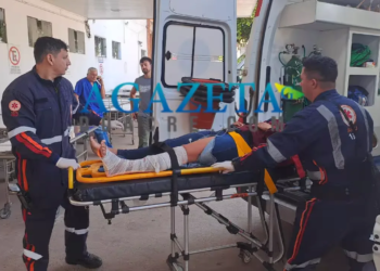 Colisão na Transacreana deixa motociclista com dedo dilacerado