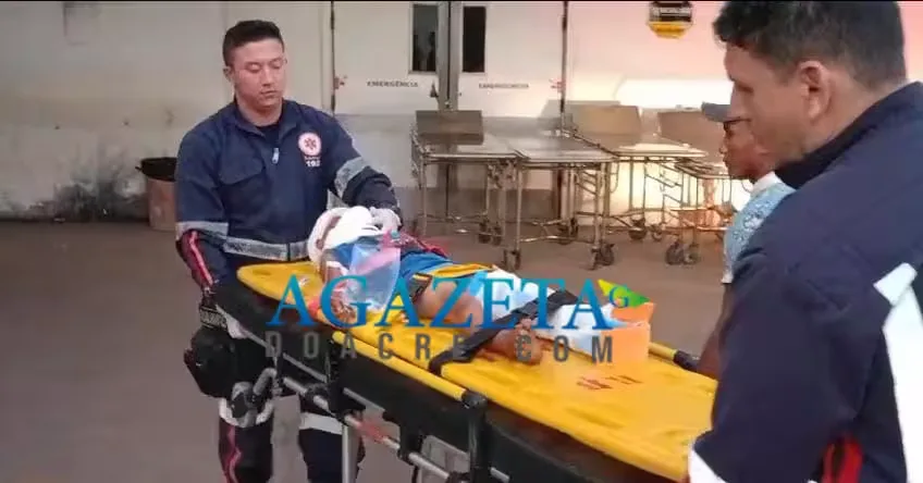 Criança indígena é atropelada por motociclista em Rio Branco e sofre traumatismo craniano
