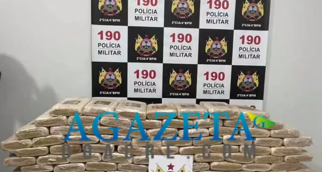 PM apreende 116 kg de maconha no interior