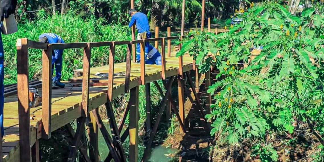 Nova ponte e limpeza de córrego: prefeitura de Rio Branco inicia obras no Ouricuri