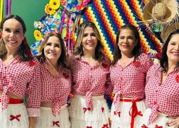 Um dos arraiais mais tradicionais da cidade aconteceu na última sexta-feira, 12, na Chácara Itália, de propriedade dos amigos Rafael Martinello e Mayra Tinoco