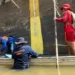 Defesa Civil Estadual faz manutenção de réguas para monitoramento de rios no Acre