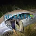 Motorista perde controle do carro ao tentar evitar colisão e cai em ribanceira na BR-364; Vídeo