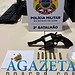 Suspeito de tráfico de drogas é preso portando arma de fogo no Vila Acre