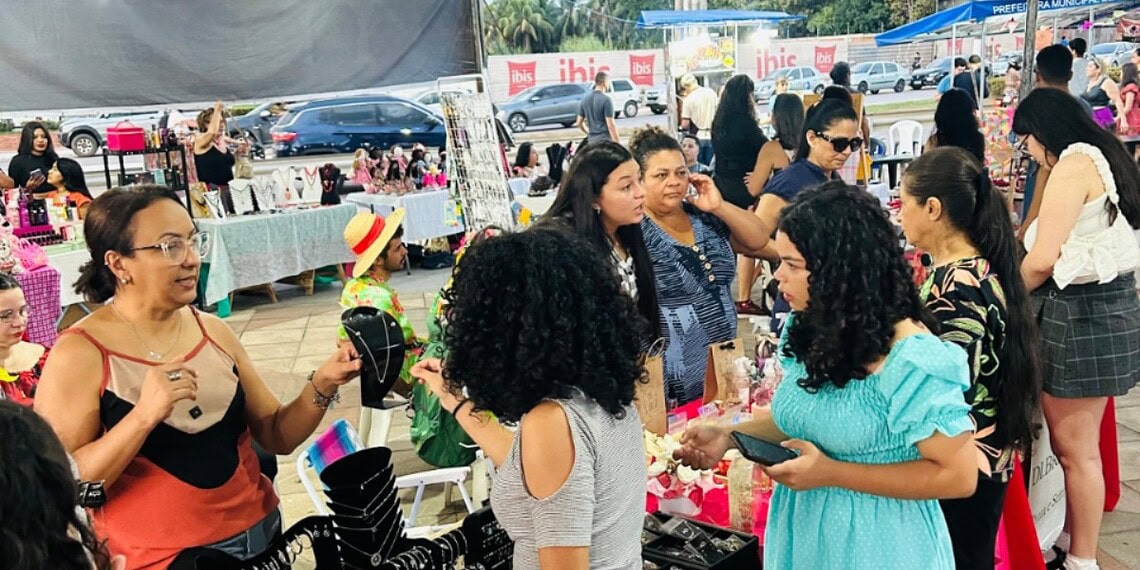Vendas de várias empresas de mulheres empreendedoras
Foto: cedida