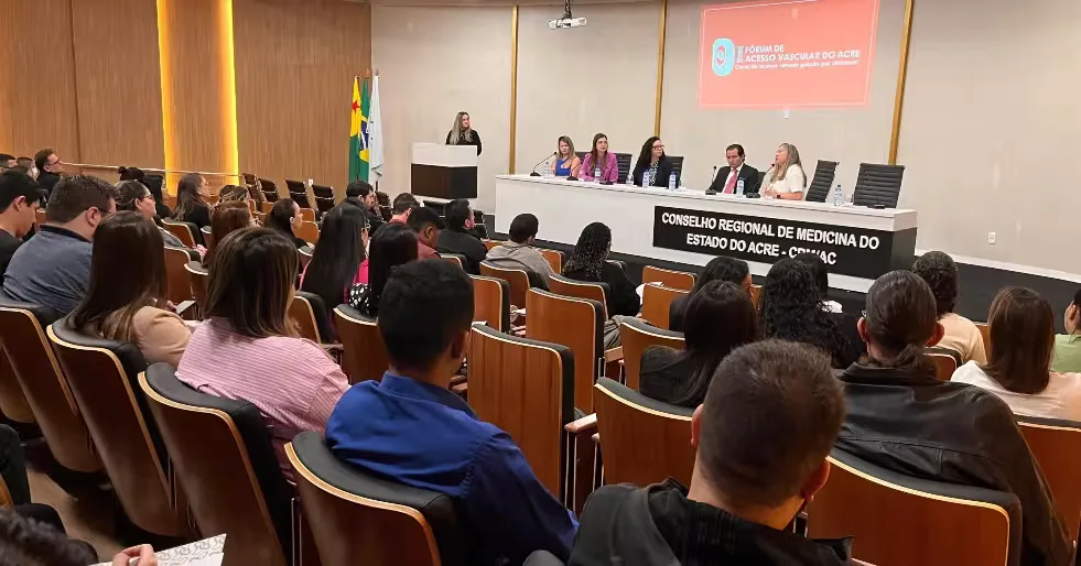 CRM promove 1° Fórum de Acesso Vascular do Acre por meio do Programa de Educação Médica Continuada