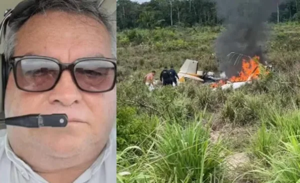 Piloto de avião que caiu no interior do Acre morre em hospital de Manaus