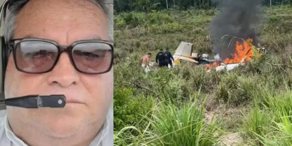 Piloto de avião que caiu no interior do Acre morre em hospital de Manaus