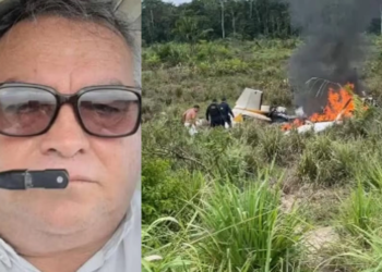 Piloto de avião que caiu no interior do Acre morre em hospital de Manaus