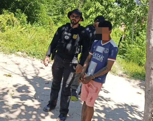 Acusado de tentativa de homicídio é preso na comunidade Liberdade, em Cruzeiro do Sul