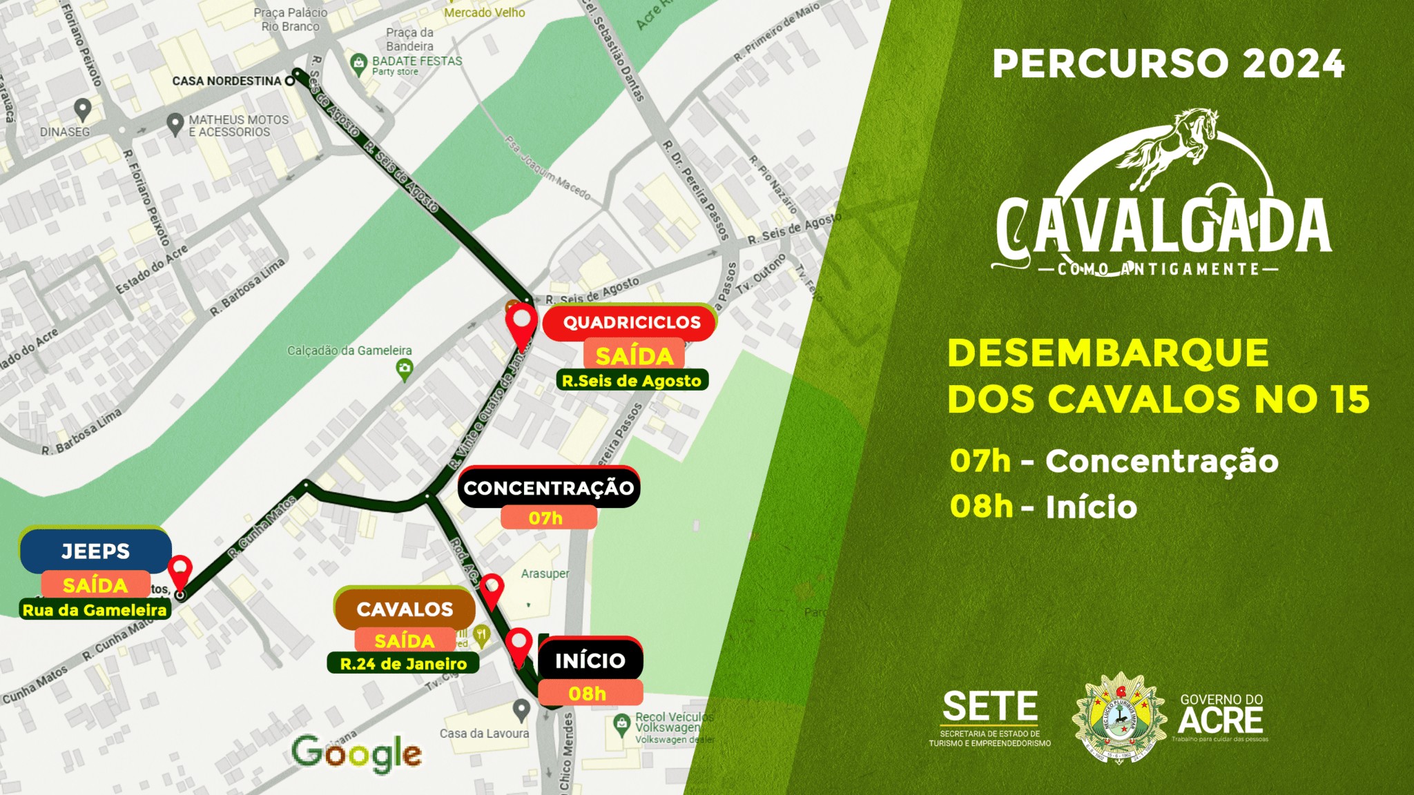 Inscrições para a Cavalgada 2024 seguem abertas em Rio Branco; veja regras