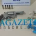 Denúncia anônima leva polícia a localizar arma de fogo e entorpecentes em Rio Branco