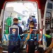 Homem fica ferido após capotar carro na BR 364